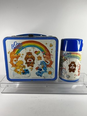 Vintage 1983 Metal Care Bear Aladdin Lunchbox WITH Mint Condition