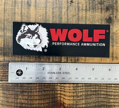 Wolf Performance Ammunition Hunting Shooting OEM Sticker Decal Shot Show NRA