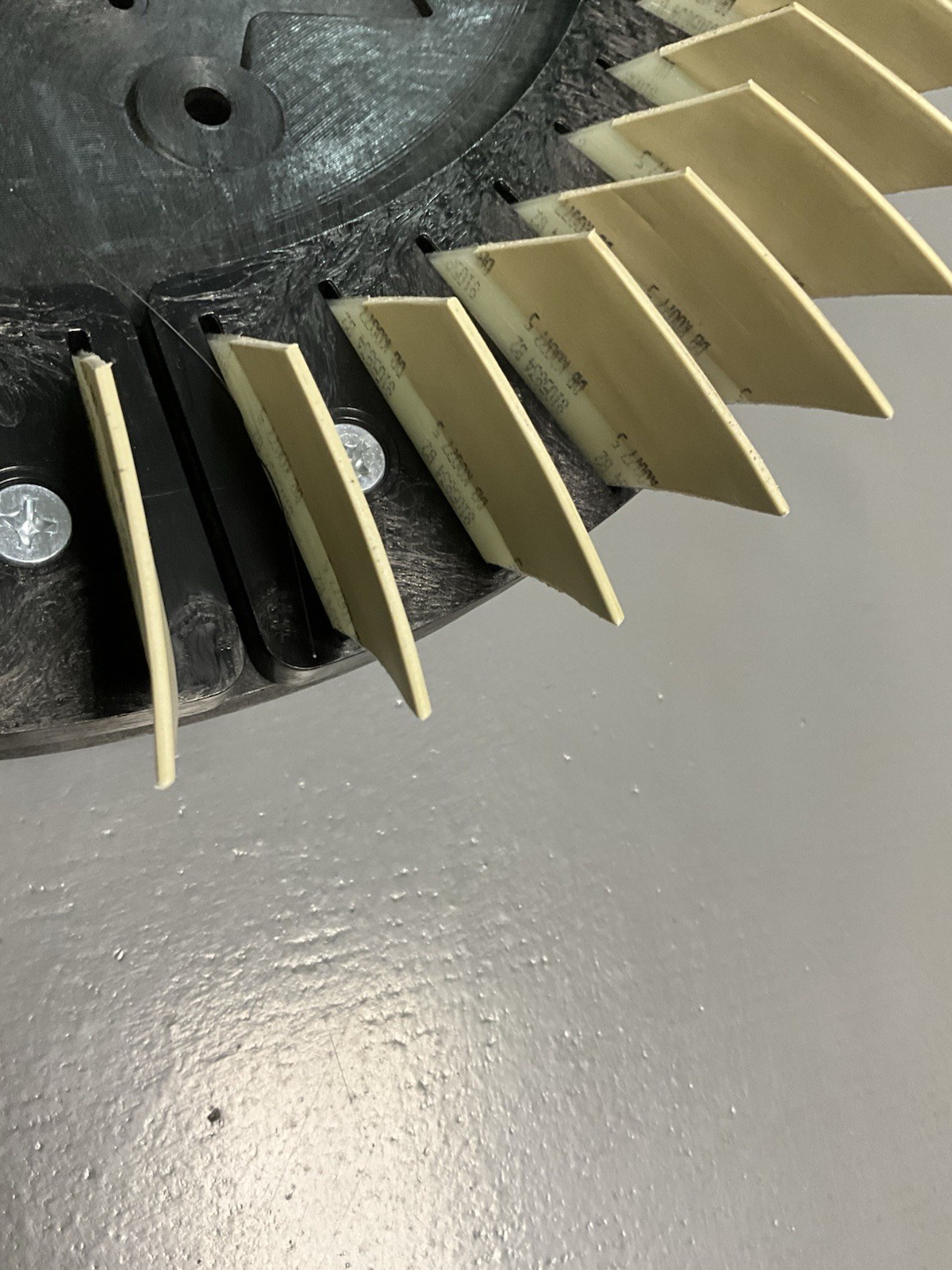 Set Of Two DIAMABRUSH Polishing Abrasive Pad, 16 in., 2000 Grit