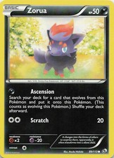 Zorua Common Legendary Treasures 89/113 NM on eBay