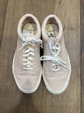 Size 6 - VANS Old Skool Low Solid Pink Womens lace up sneakers