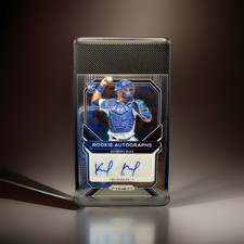Keibert Ruiz 2021 Panini Prizm Rookie Autographs Card #RA-KR Dodgers Signatures. rookie card picture
