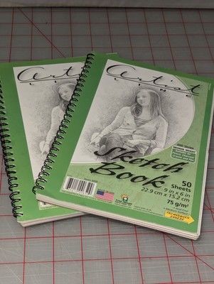 Lot of 2 - Artist Line Sketch Book medium weight 600 Series - E