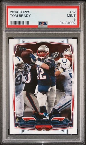 2014 TOPPS #52 TOM BRADY PSA 9