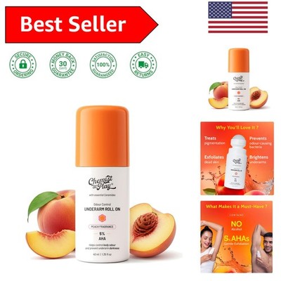 Exfoliating & Brightening Underarm Roll-On - Alcohol & Aluminum Free, 1.35 fl oz