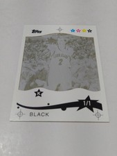 2005-06 TOPPS BLACK PRINTING PLATE $175 JASON WILLIAMS TRUE 1/1 GRIZZLIES
