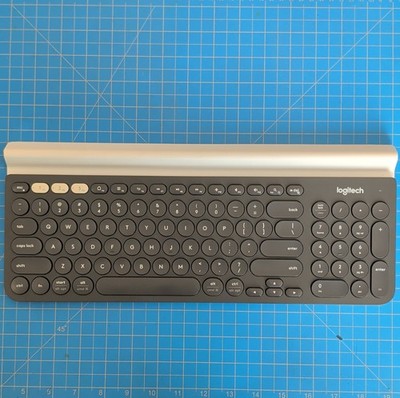 Logitech K780 Wireless Bluetooth USB Keyboard Black QWERTY