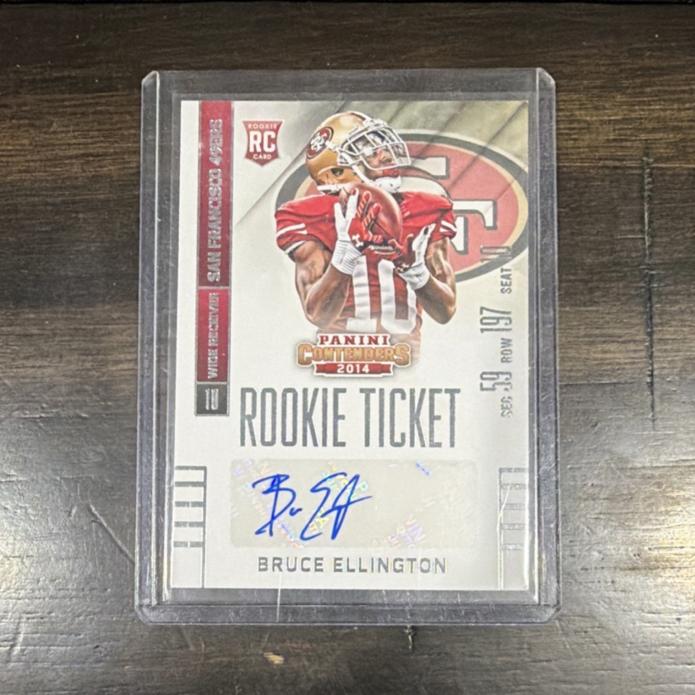 Bruce Ellington Panini Contenders #109 Autograph