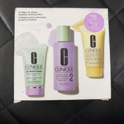 Clinique Skin School Supplies: Cleanser Refresher Course Set-For Dry Combination