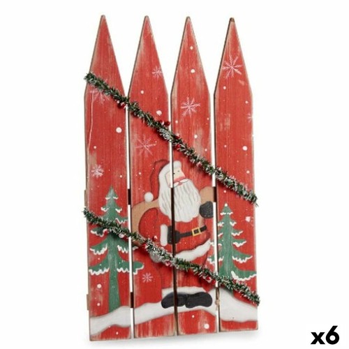 Lampada Natalizia Sospesa LED e Babbo Natale Rossa 27x27x45 cm CFW73040