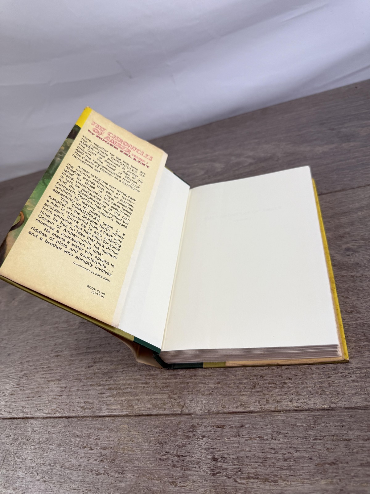 Vintage The Chronicles of Amber Vol I Roger Zelazny Hardcover Doubleday Omnibus