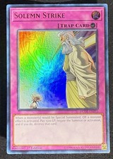 YUGIOH TCG SOLEMN STRIKE DUDE-EN055 1ST EDITION