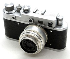 Zorki-C Zorkiy-C rangefinder Soviet camera Industar-50 3.5/50 lens on Leica Base