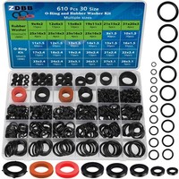 Wasserschlauch Dichtung O-Ring Set 610 StüCk Nitril Gummi SanitäR Reparatur Kit