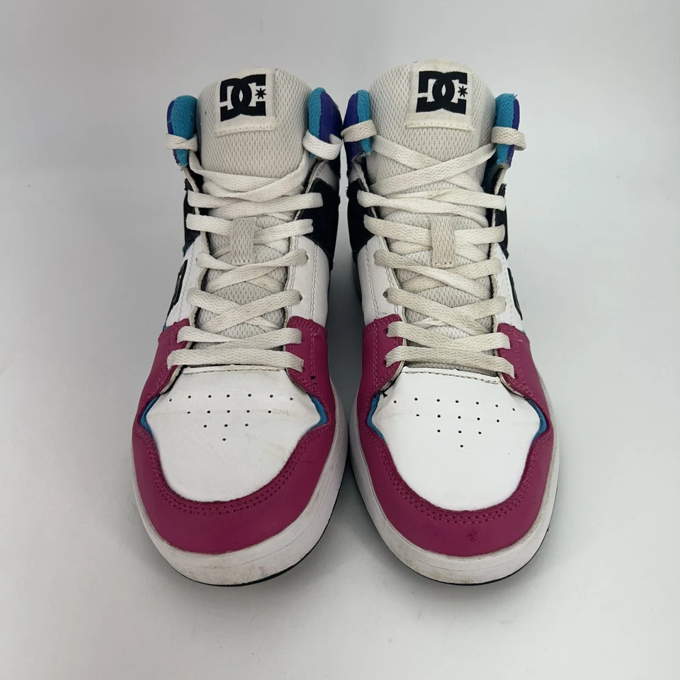 Vintage DC Shoes Cure Hi Top Shoes Womens Size 8.5 Y2K Skateboard Goth 2000s - Image 2 of 4