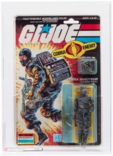 GI Joe Original Vintage 1985 Triple Win Cobra Firefly MOC AFA 75