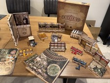 Trickerion Board Game with Expansions and Meeple Realty Organiser