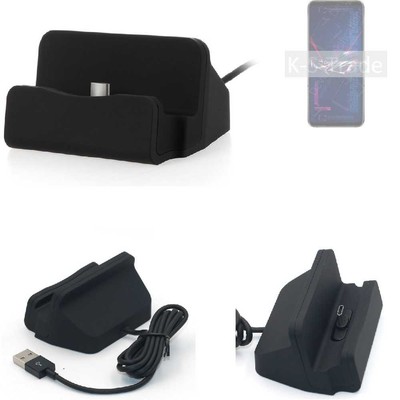 USB typ-C Dockingstation für Asus ROG Phone 6 Pro Ladestation Tisch-Ständer Ch
