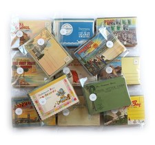12 Vintage Souvenir Folders Lot - Postcard & Picture Books - Scenic Travel Views