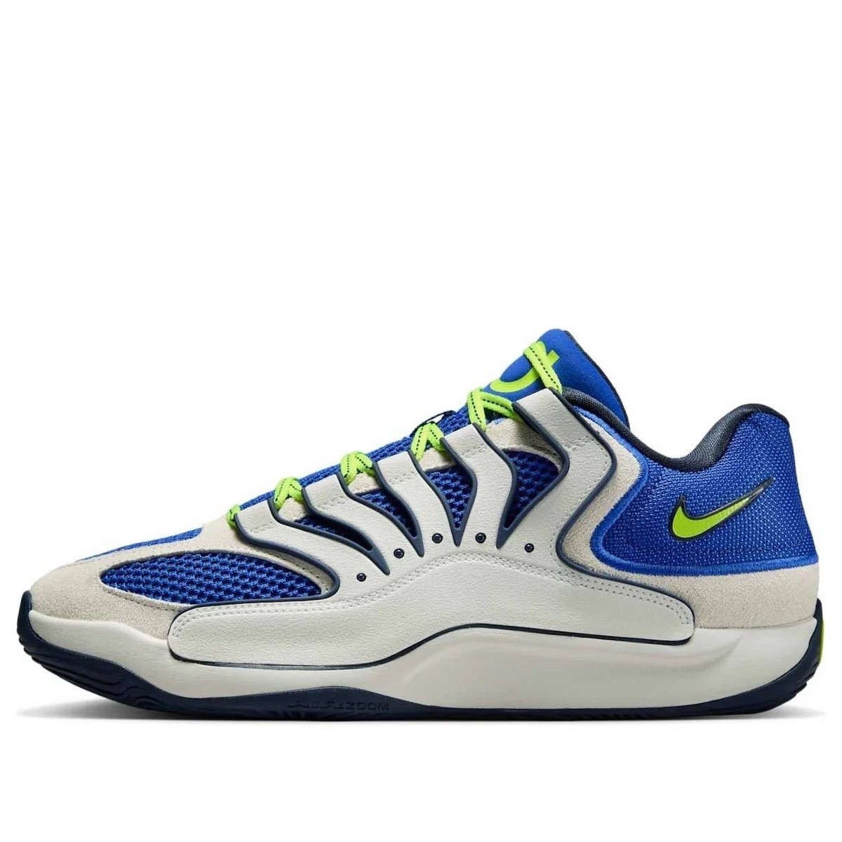 Nike KD 18 Mens Basketball Shoes Size 11 White Blue Volt HV1992 400 Durant