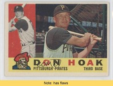 1960 Topps Don Hoak #373 READ m5x