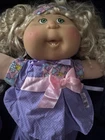 2005 Blond Hair Green Eyes Cabbage Patch Doll With Extra Shirt And Hat.