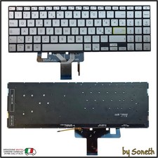 TASTIERA ITALIANA PER ASUS 0KNB0-5626IT00 0KN1-AU1IT13 SILVER RETROILLUMINATA