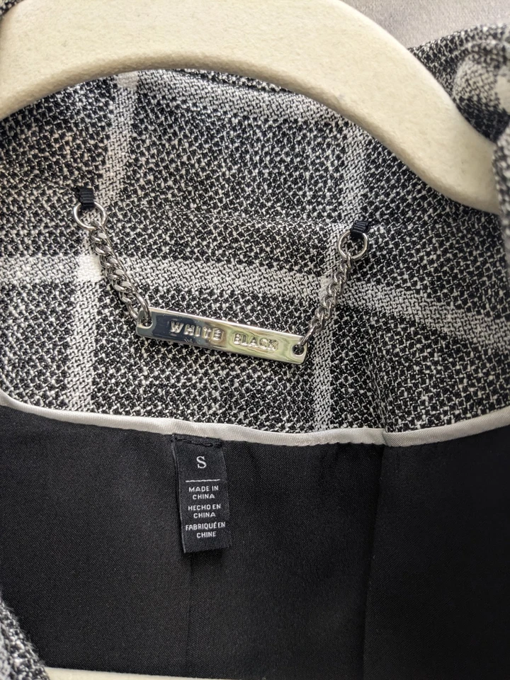 Abrigo largo con cinturón envolvente de trinchera WHBM mercado negro de la Casa Blanca nuevo sin etiquetas talla S Foto 4 de 4