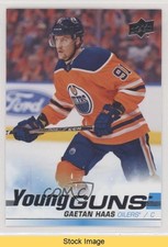 2019-20 Upper Deck Young Guns Gaetan Haas #232 READ 0kp6