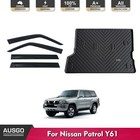 PRE-SALE AUSGO Luxury Weather Shields + Cargo Mat for Nissan Patrol GU Y61 97-15