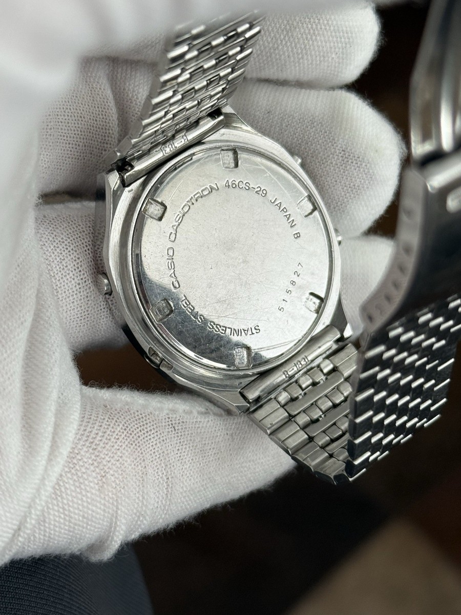 Rare Vintage Casio Casiotron 46CS-29 Men's Digital Sports Watch