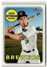 2018 Topps Heritage #677 Jacob Nottingham