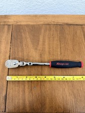 Snap-on Tools 14 Dr Soft Grip Handle Locking Flex-head Ratchet Thlx72 New Red