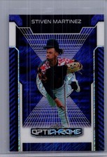 Stiven Martinez 2025 Leaf Optichrome Baseball 1/1 Pre Production Proof