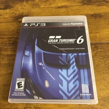 Sony Gran Turismo 6 Anniversary Edition (PlayStation 3, 2014) NO MANUAL