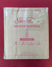 Sunbeam Electric Heated Blanket, Digital 12 Heat Settings, 12-Hour, Washable