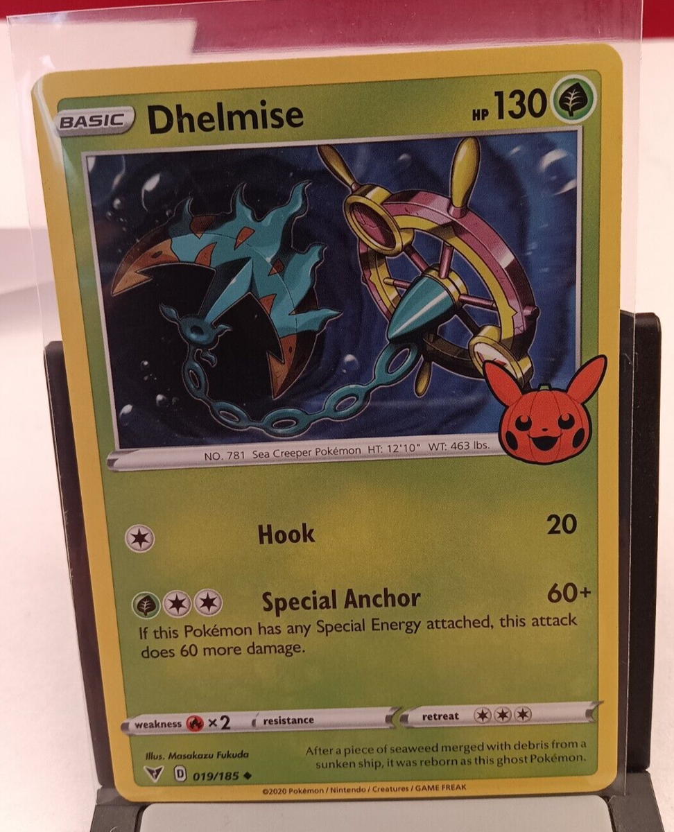 Dhelmise Basic Hp 130 Grass #19/185 Pokemon 2020 Card