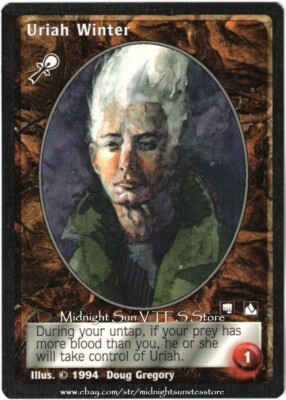 Uriah Winter Caitiff Jyhad V:TES VTES Vampire CCG