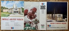 Football's Greatest Weekend: 3 Souvenir Yearbooks (1966/1967/1968)