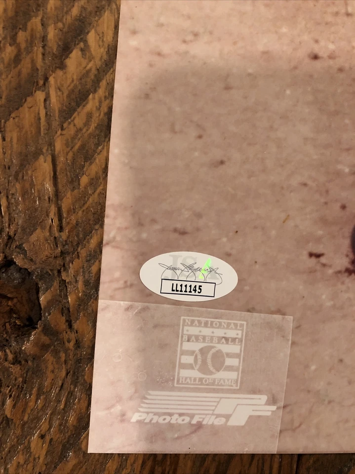 Warren Spahn AUTOGRAPHED SIGNED 16X20 PHOTO Braves JSA Certified! HoF - Image 3 of 4