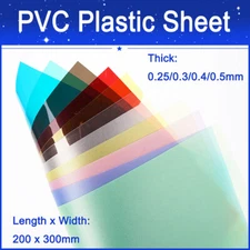 Frosted Flexible PVC Plastic Sheet Color Thin Translucent 0.03-0.4mm Clear Panel