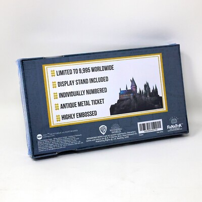 ホグワーツエクスプレス シルバーメッキチケット ホグワーツエクスプレス シルバーメッキチケット ホグワーツ