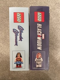 LEGO 77905 BLACK WIDOW & 77906 WONDER WOMAN SDCC EXCLUSIVE SPECIAL LIMITED RARE