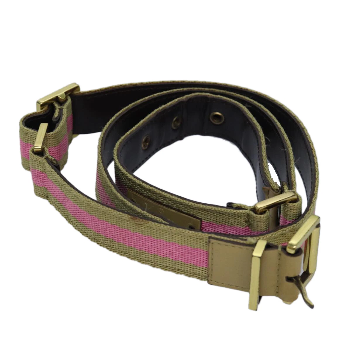 Ceinture Gucci en toile multicolore authentique