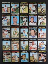 1971 Topps Baseball Set Break 25 Cards