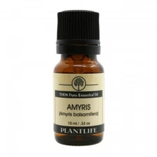Plantlife 100% Pure Essential Oil, Amyris (Amyris balsamifera), 0.33 oz 10 ml