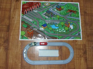 train track play mat