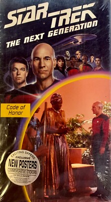 Star Trek: The Next Generation-Episode 4 Code of Honor (VHS,1991) New