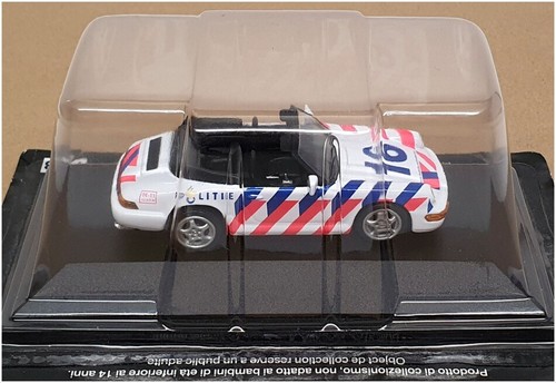 Altaya 1/43 Scale 3424B - Porsche 911 (Netherlands Politie) 1993 White/Red/Blue - Picture 4 of 5