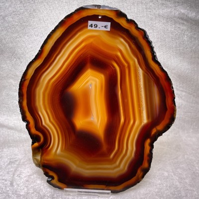 Achat Scheibe 15,5 cm x 12,8 cm Agate Slice Achatscheibe Agate